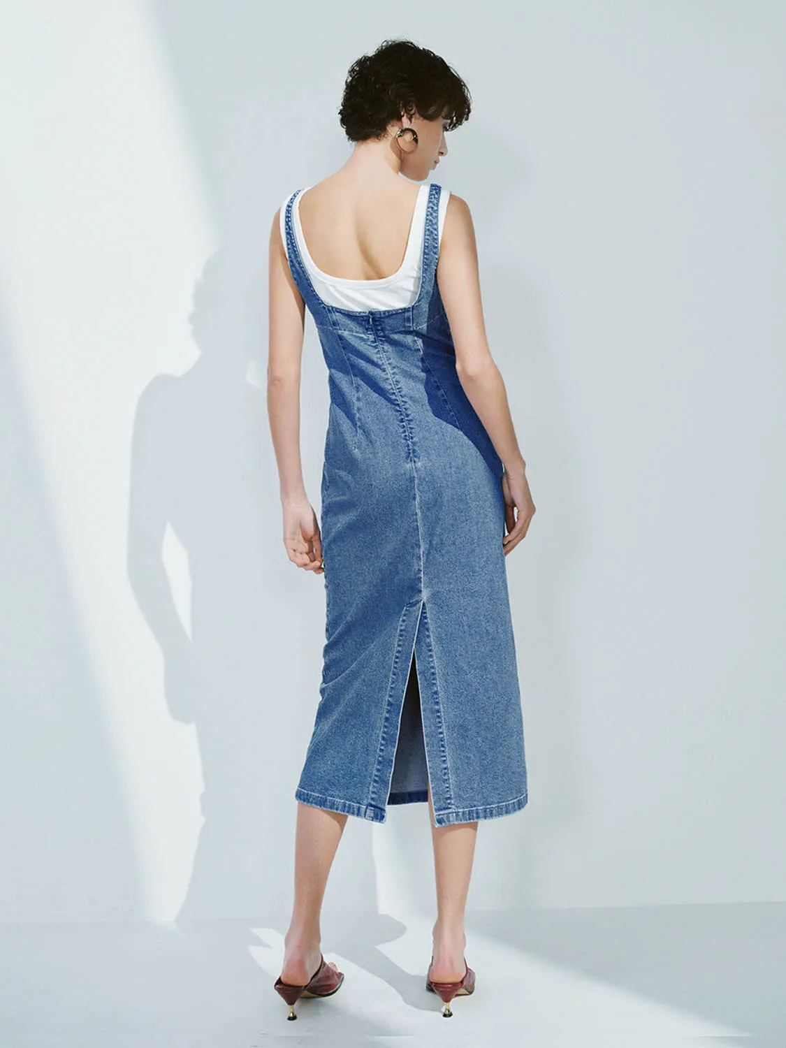 Cami Denim Dresses sold by Urban Revivo product image thumbnail 2