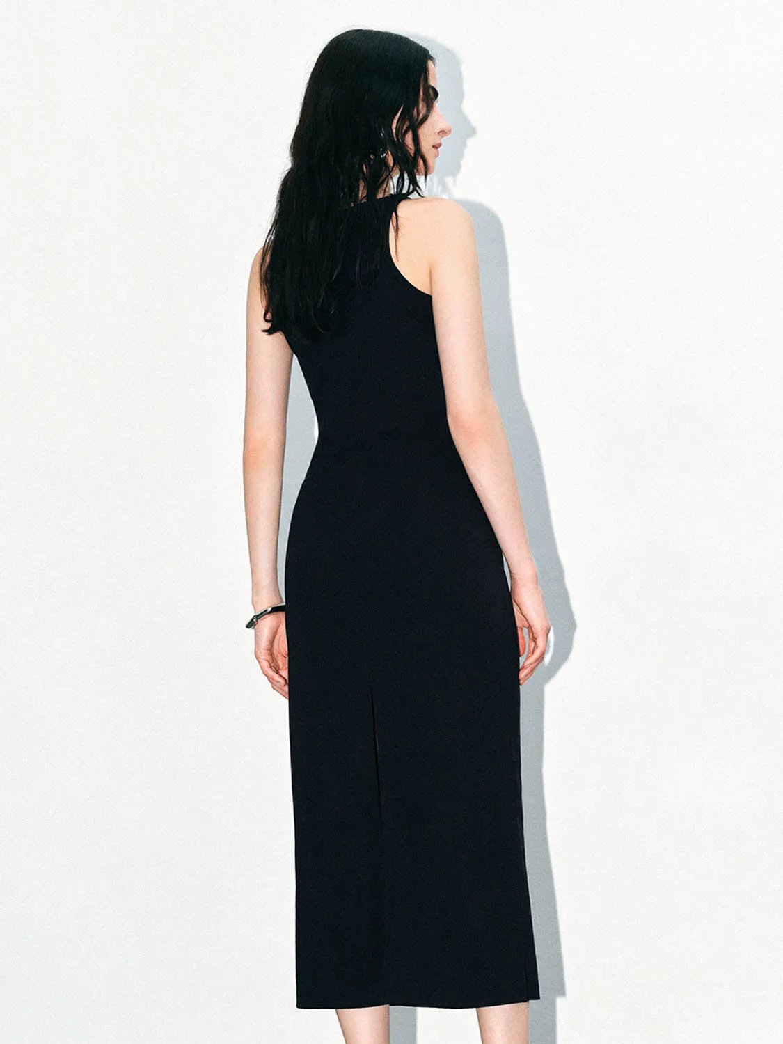 Sleeveless U Neck Skinny-Fit Dresses sold by Urban Revivo product image thumbnail 2