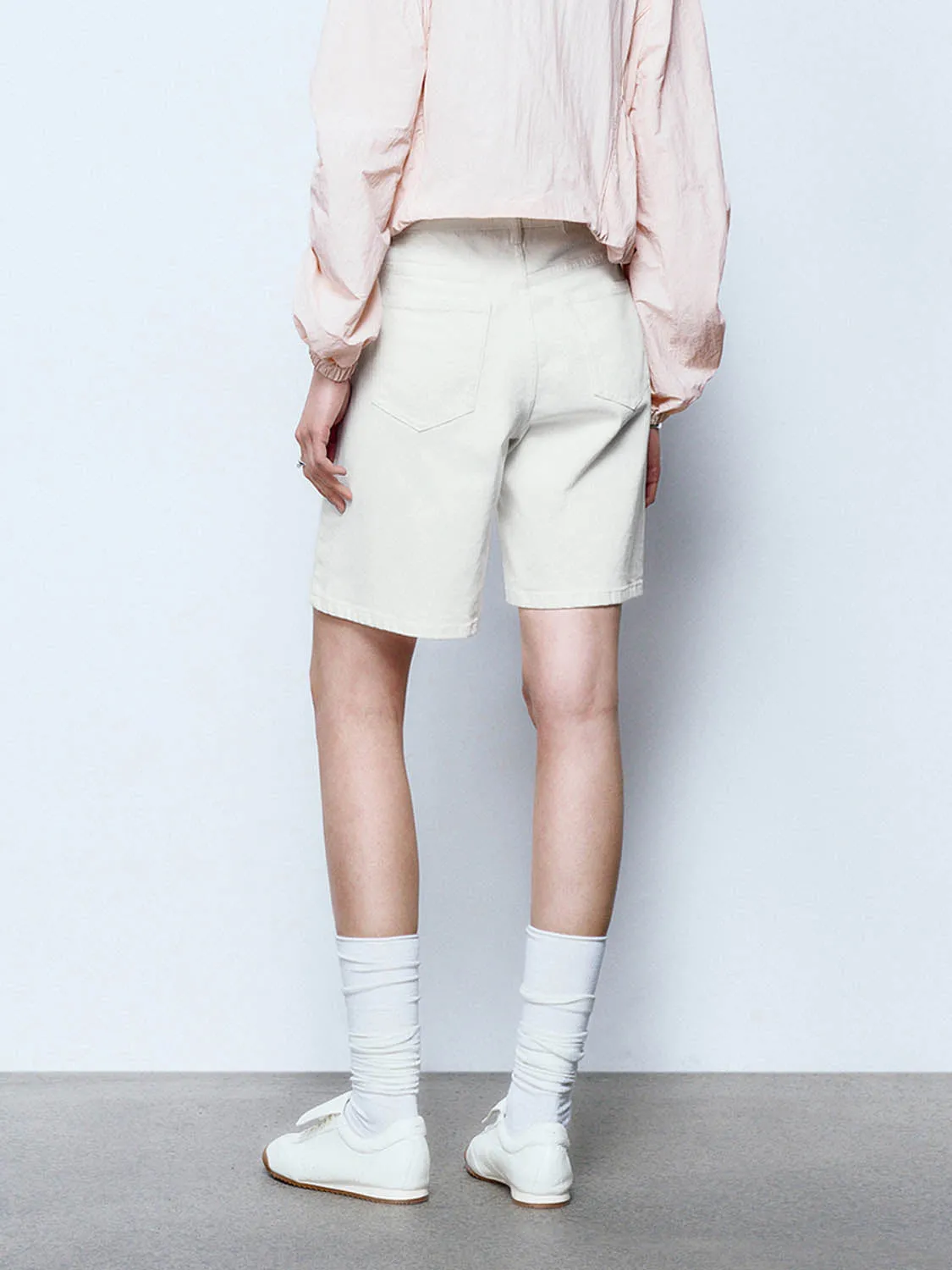 Denim Shorts sold by Urban Revivo product image thumbnail 3