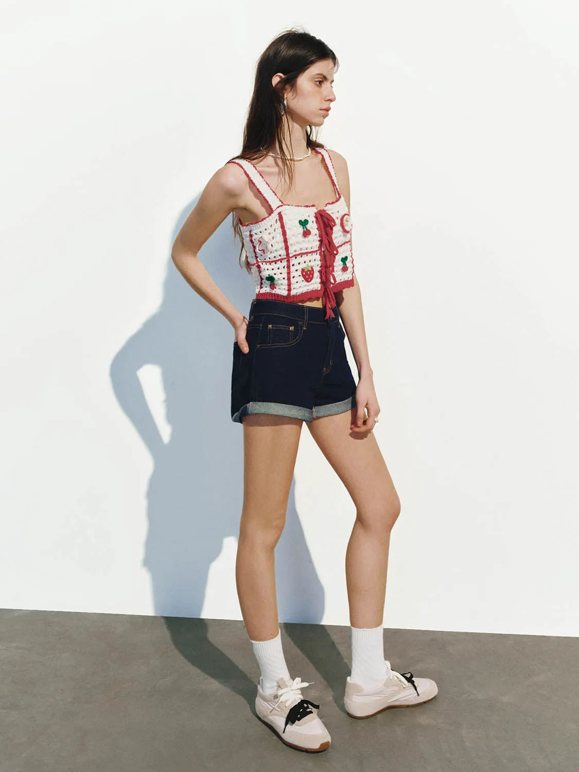 Crochet Knitted Cami Tops sold by Urban Revivo product image thumbnail 5