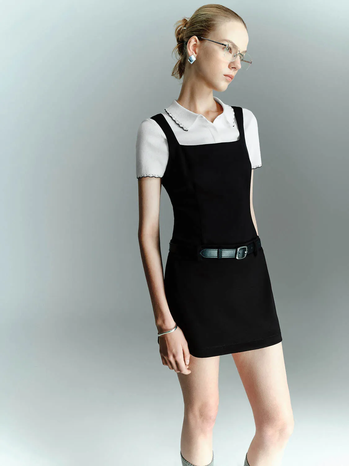 Wide Strap Straight Mini Dresses sold by Urban Revivo product image thumbnail 2