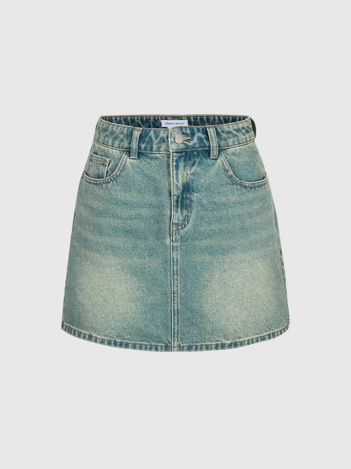 Denim Mini Skirts sold by Urban Revivo