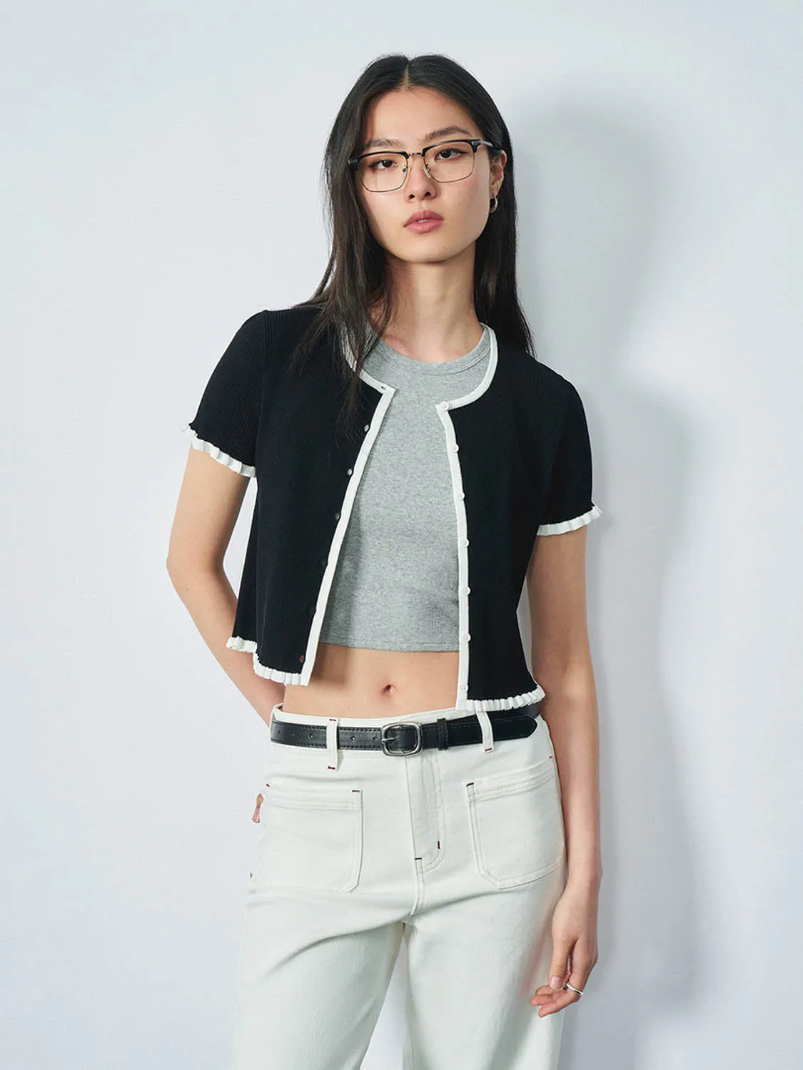 Skinny Knitted Cardigans sold by Urban Revivo product image thumbnail 5