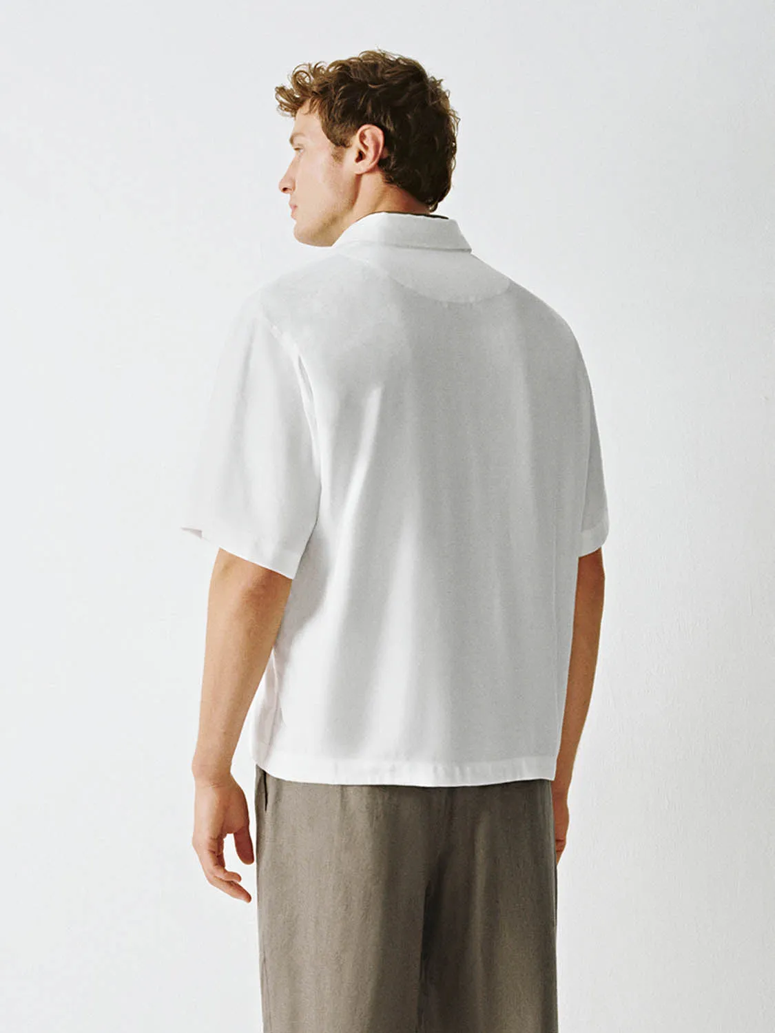 Loose Short Sleeve Shirts sold by Urban Revivo product image thumbnail 2