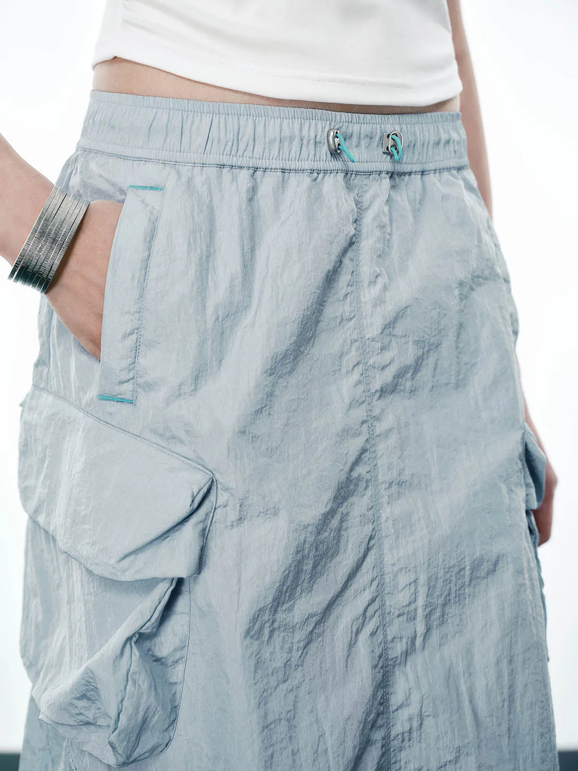 Cargo A-Line Skirts sold by Urban Revivo product image thumbnail 5
