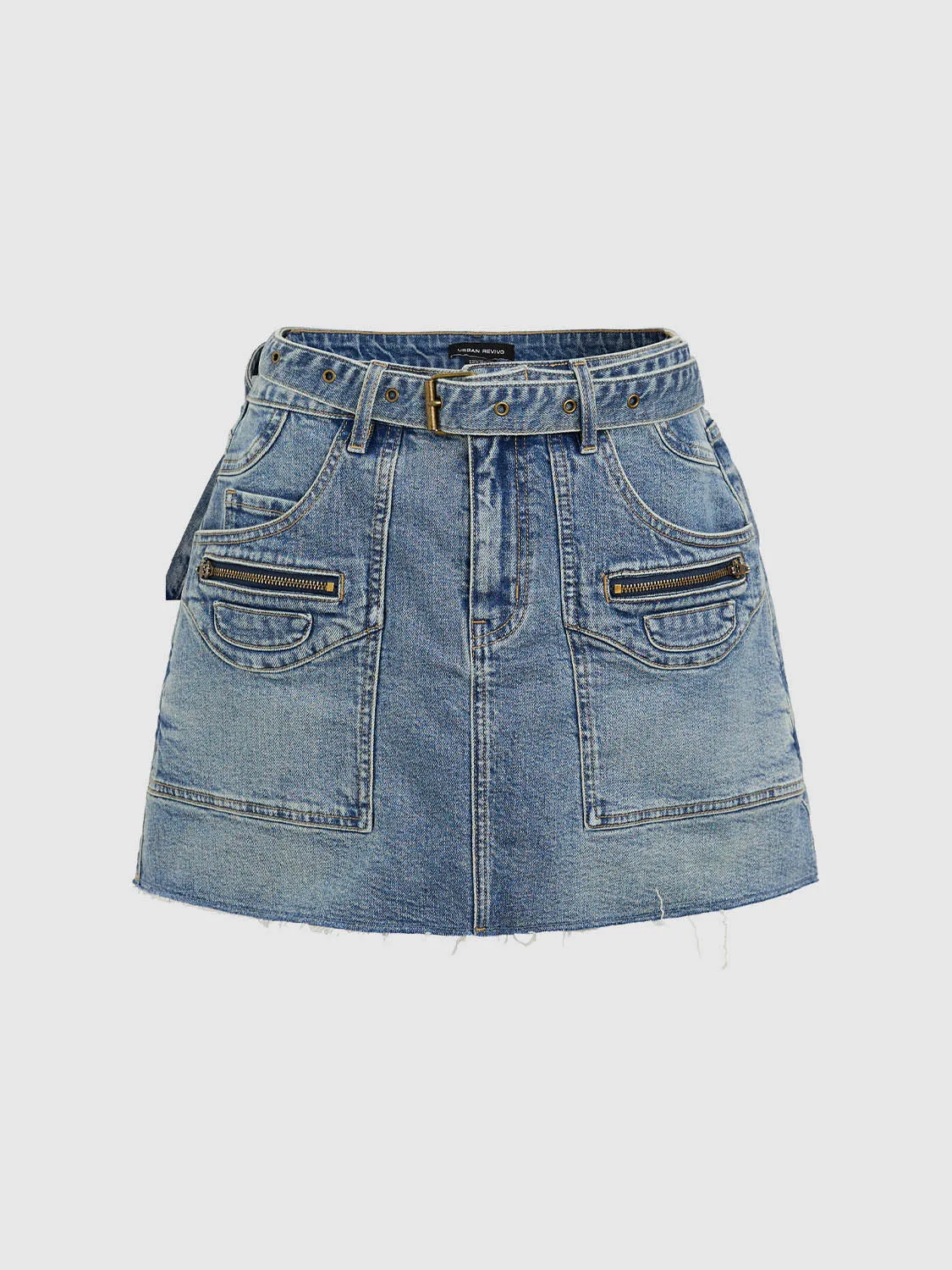 Denim Mini Skirts sold by Urban Revivo