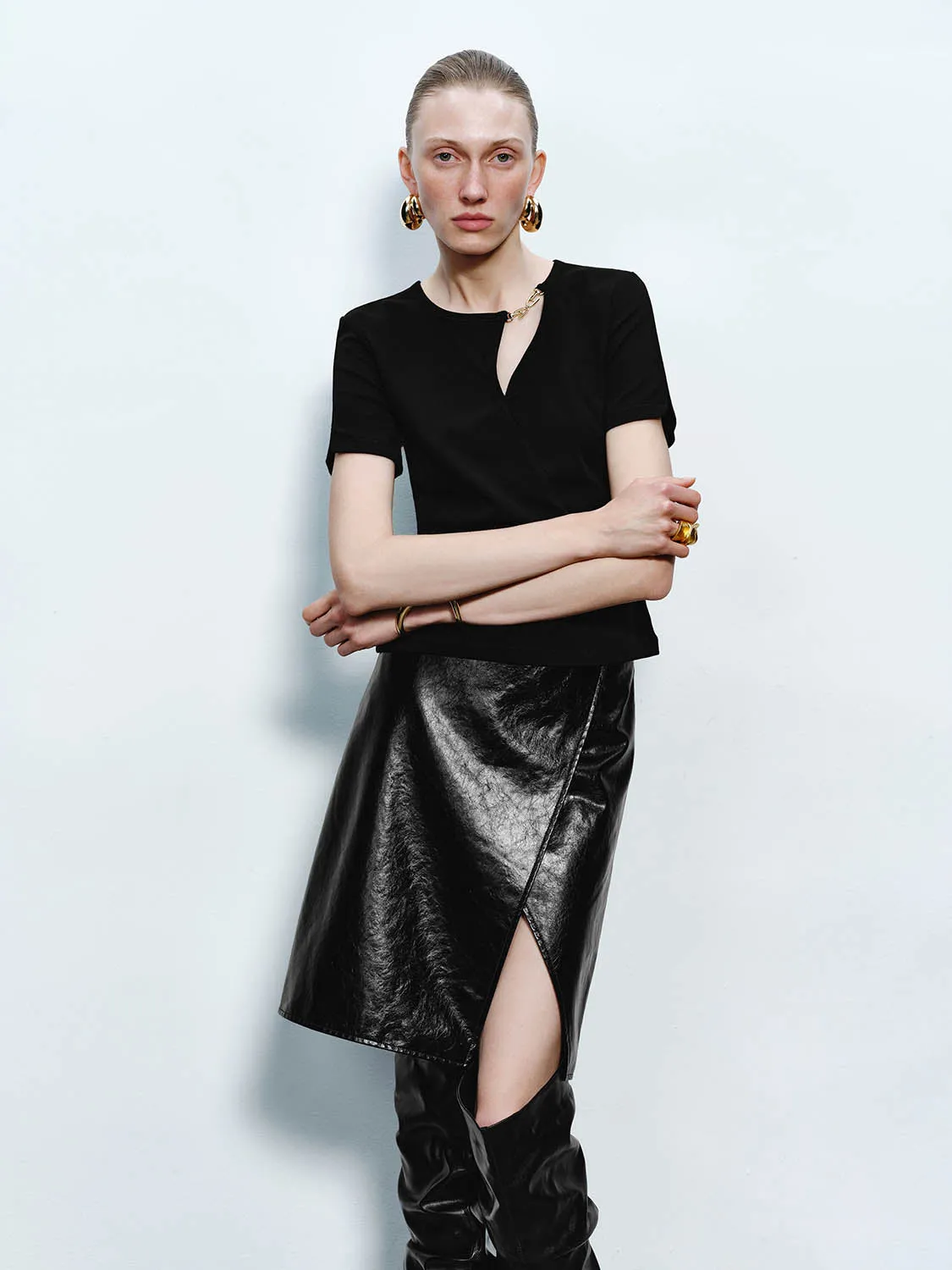 Skinny T-Shirts sold by Urban Revivo product image thumbnail 2