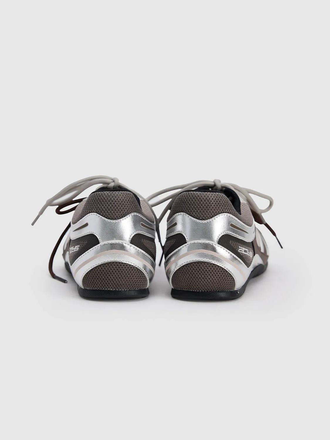 Sliver Metallic Mesh Sneakers sold by Urban Revivo product image thumbnail 3