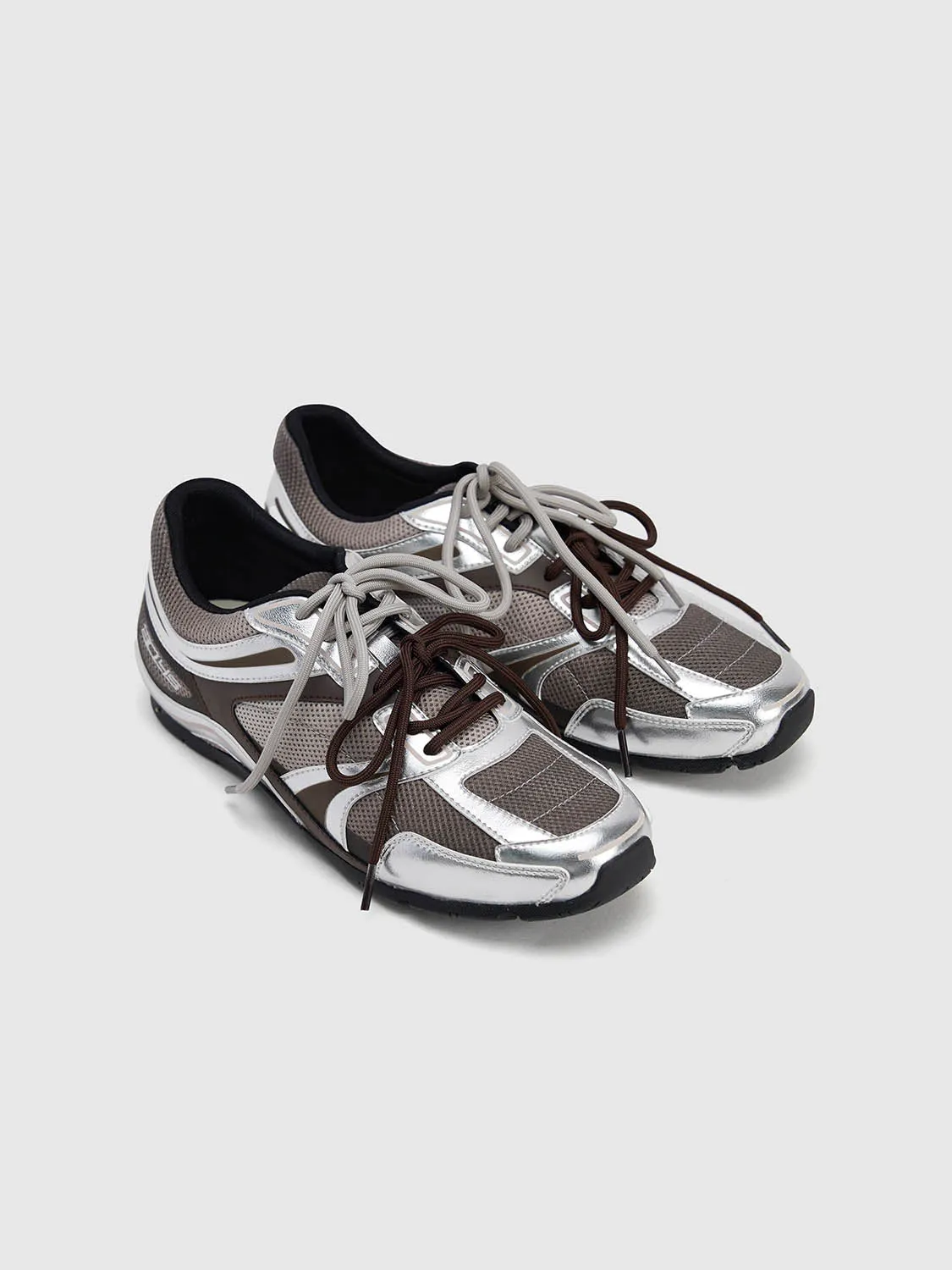 Sliver Metallic Mesh Sneakers sold by Urban Revivo
