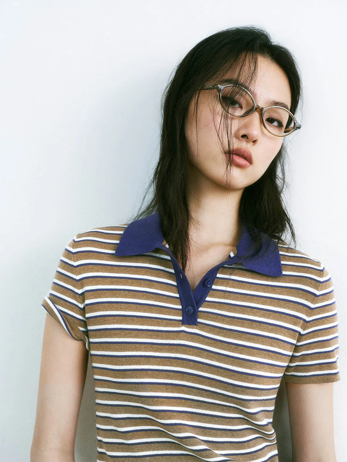 Knitted Stripe T-Shirts sold by Urban Revivo product image thumbnail 3