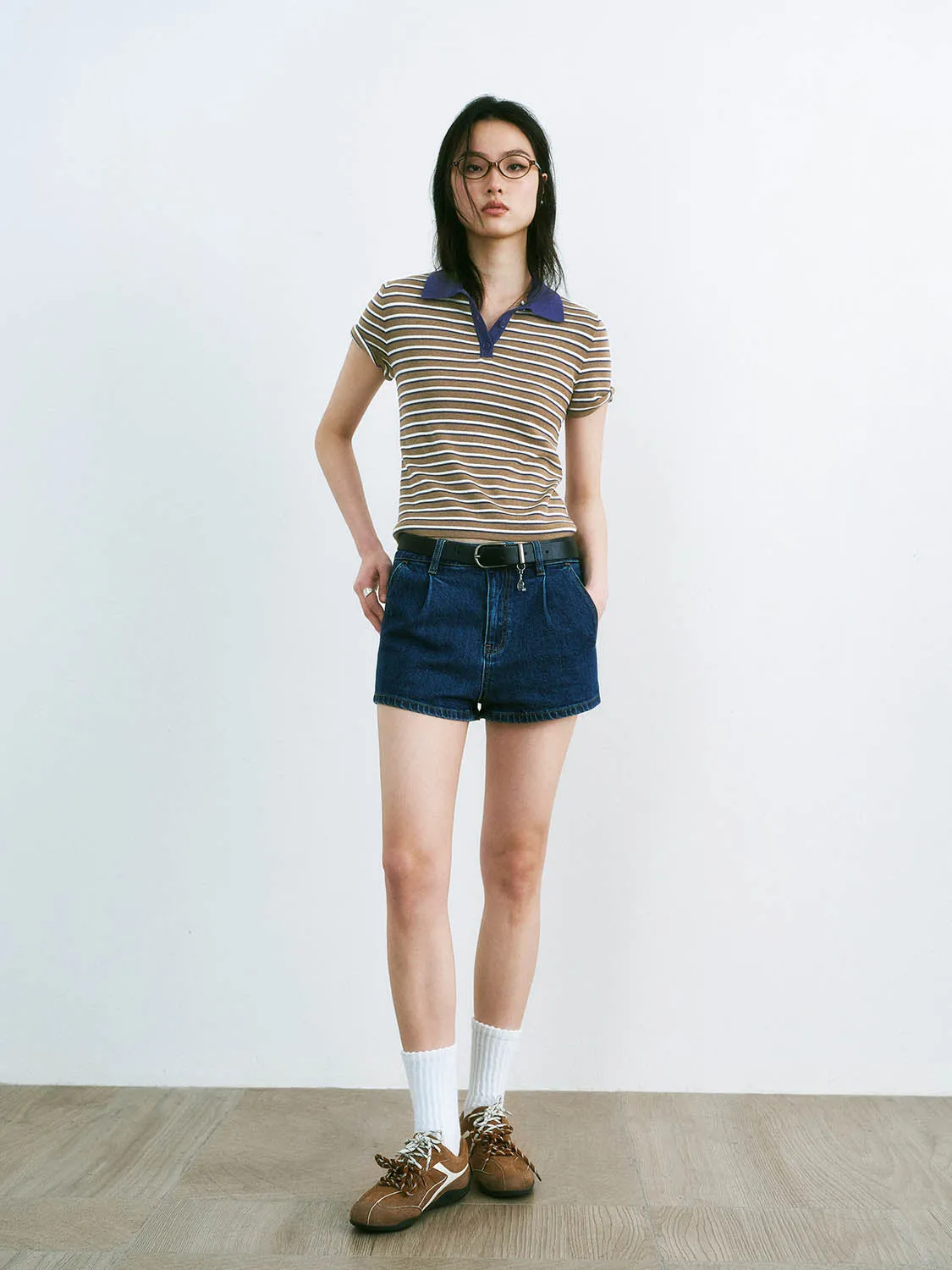 Knitted Stripe T-Shirts sold by Urban Revivo product image thumbnail 5