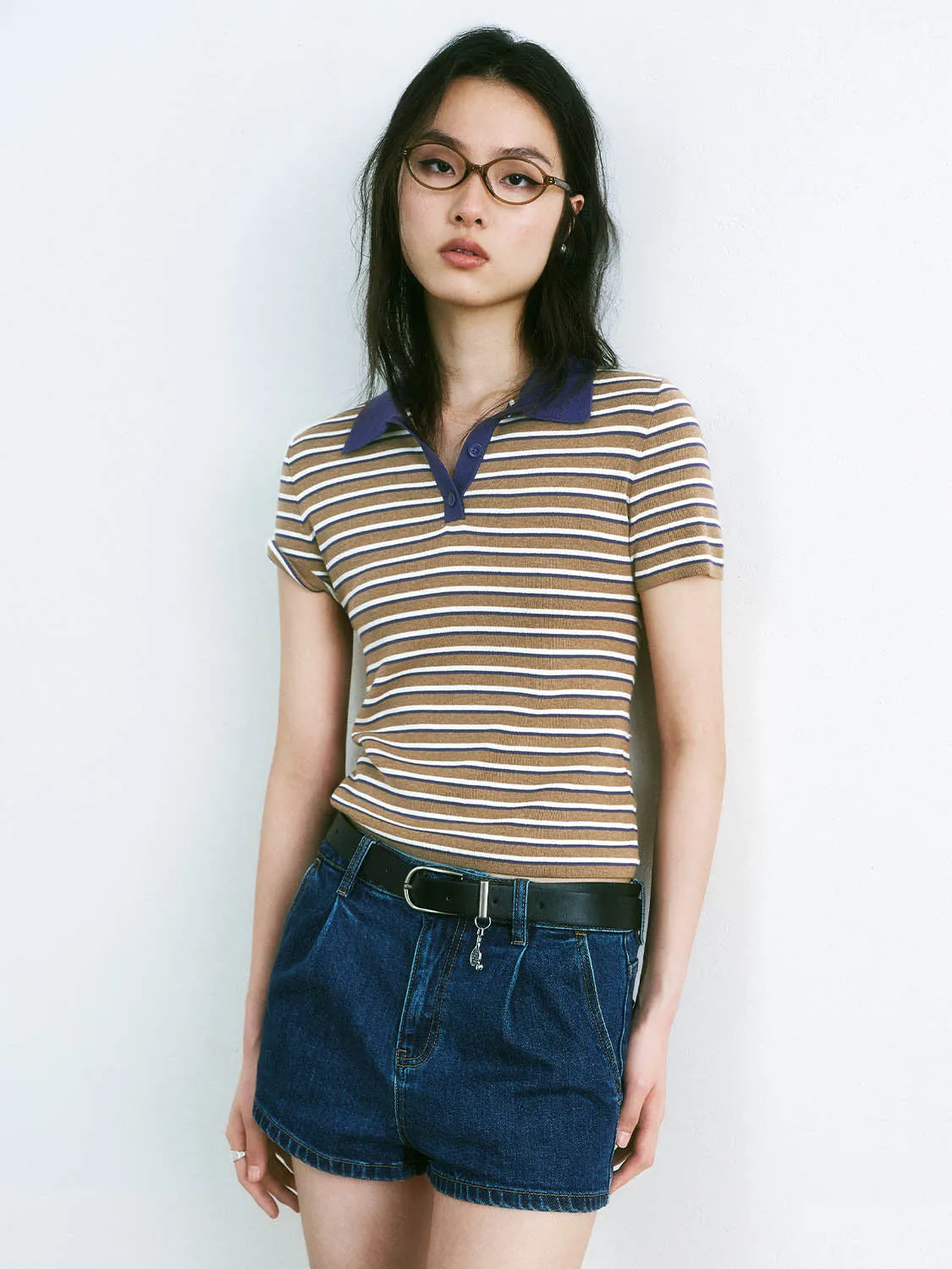 Knitted Stripe T-Shirts sold by Urban Revivo