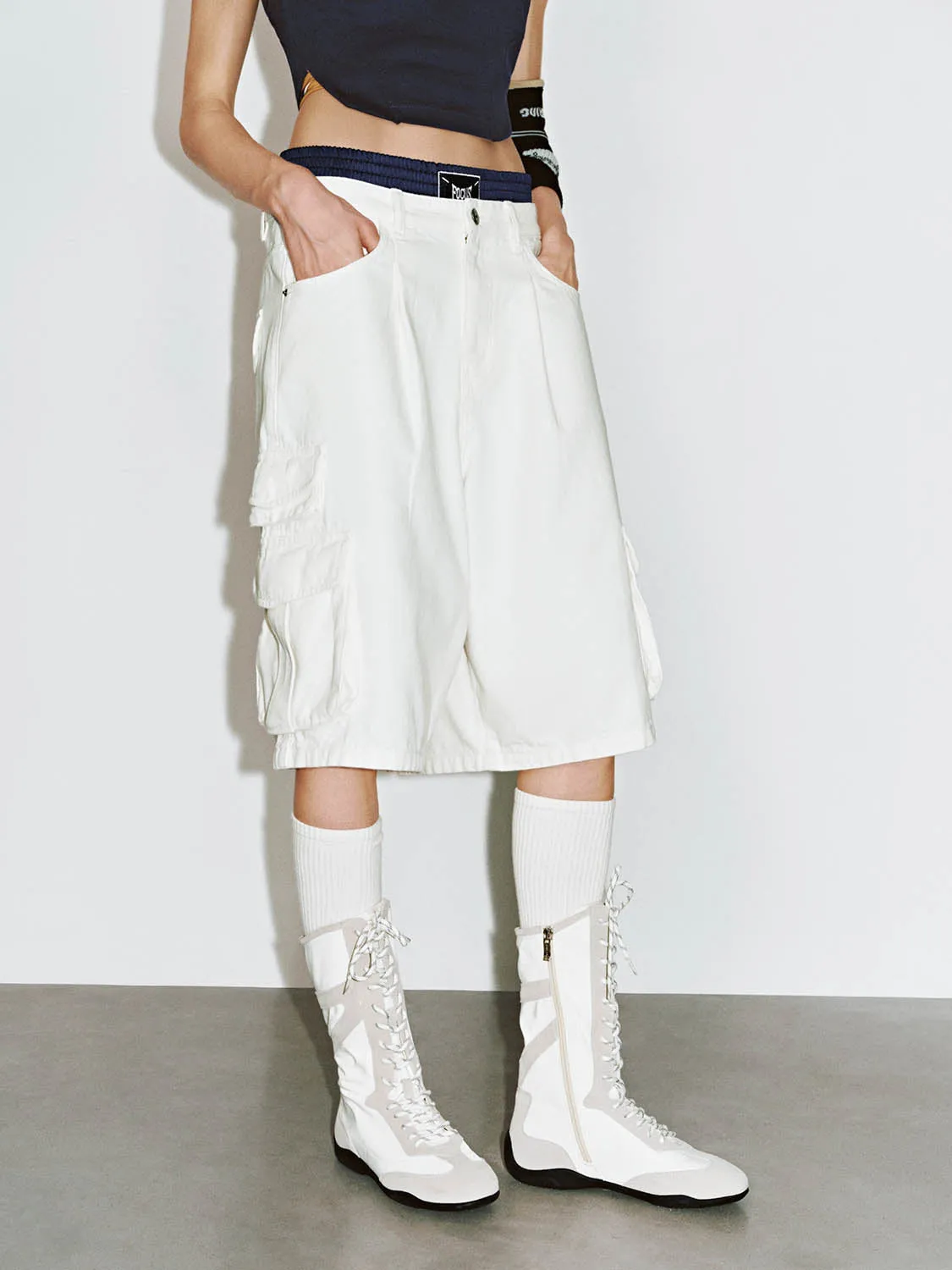 Vogue Denim Shorts sold by Urban Revivo product image thumbnail 3