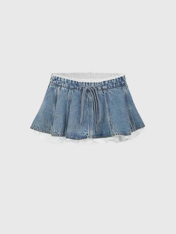 Denim Mini Skirts sold by Urban Revivo