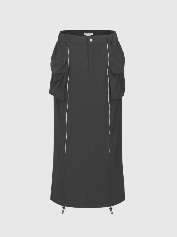 Drawstring Straight Skirts sold by Urban Revivo
