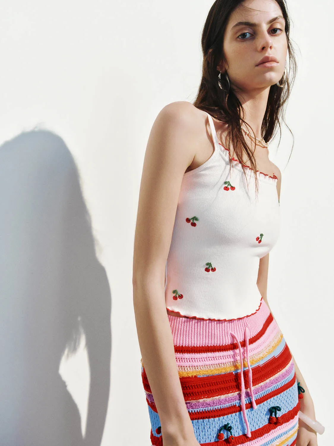 Cherry Cami Tops sold by Urban Revivo product image thumbnail 2