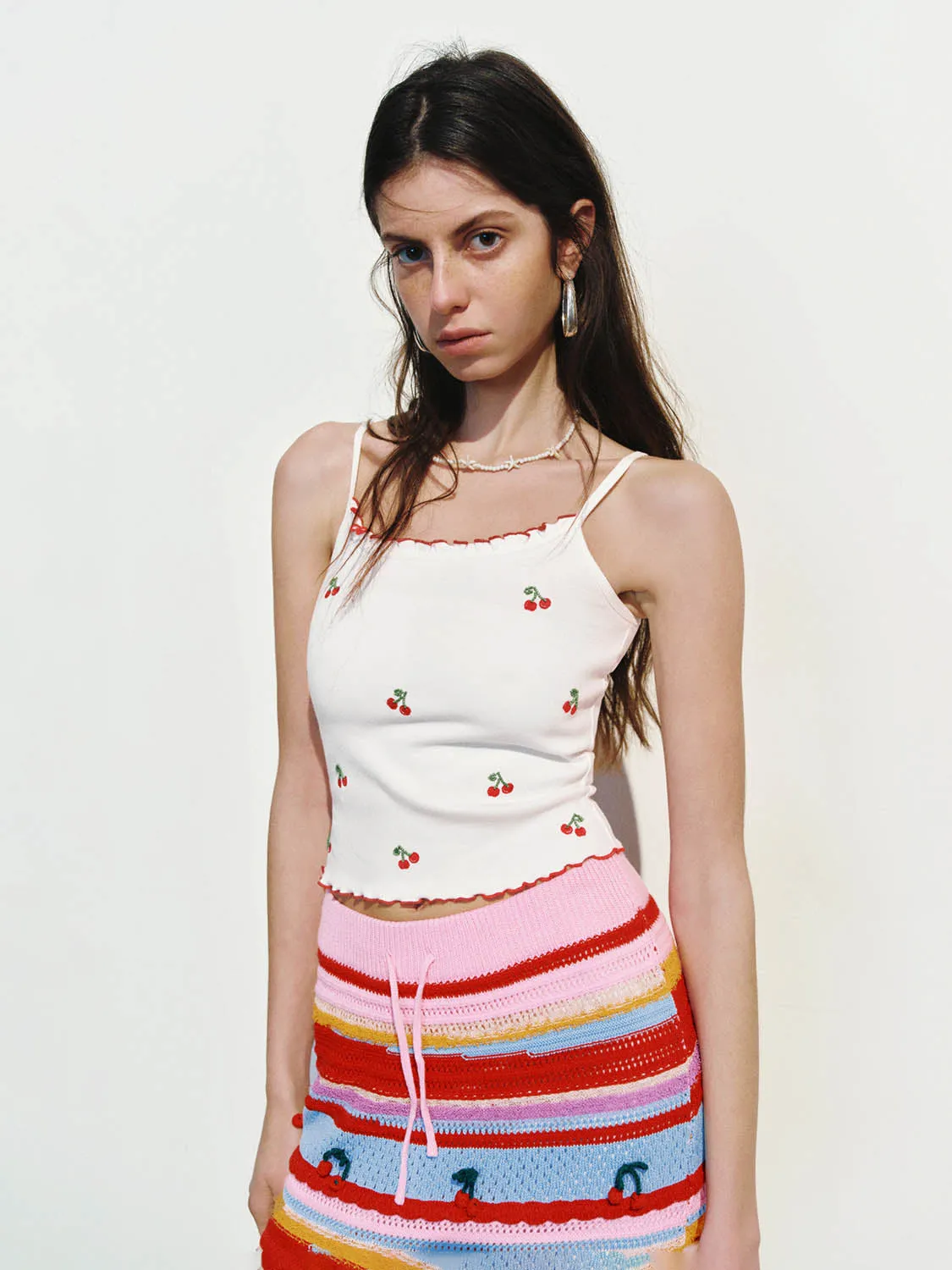 Cherry Cami Tops sold by Urban Revivo