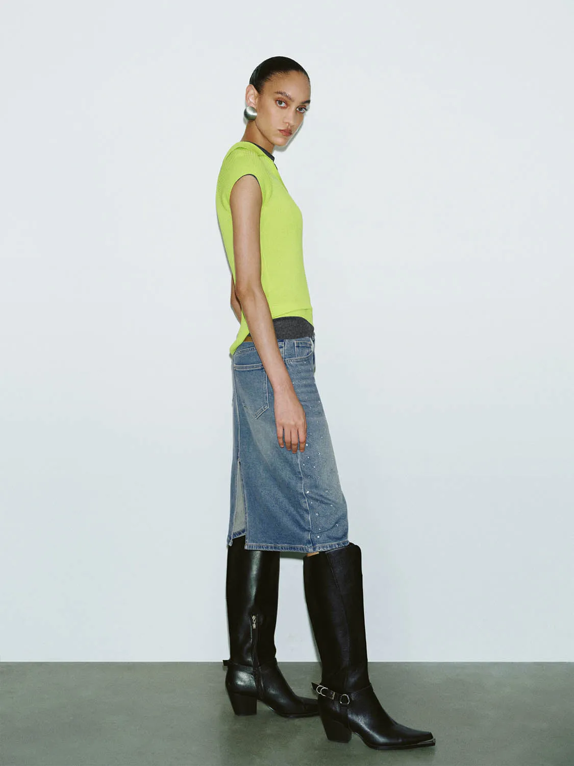 Denim Skirts sold by Urban Revivo product image thumbnail 5