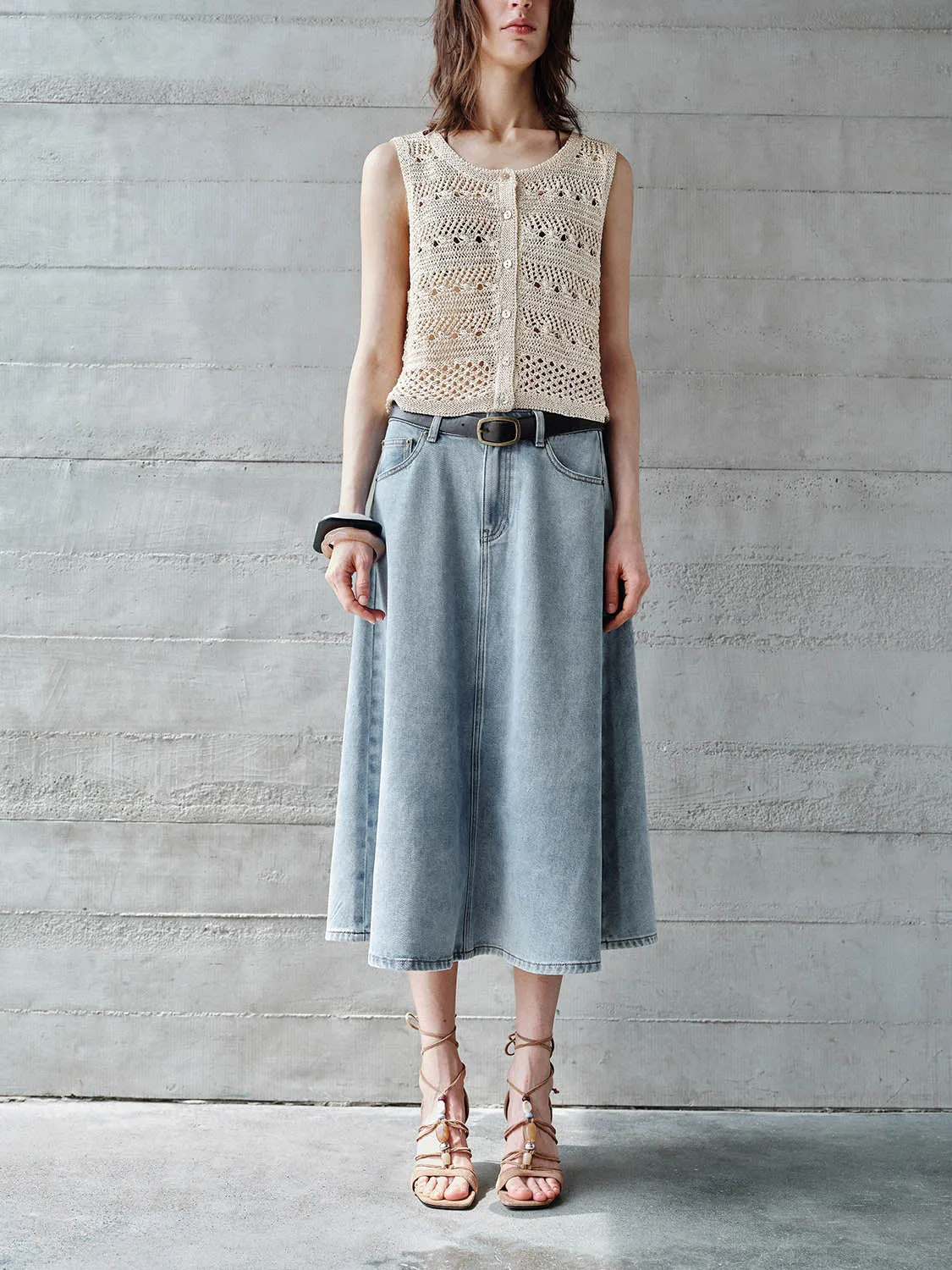 Denim Skirts sold by Urban Revivo product image thumbnail 2