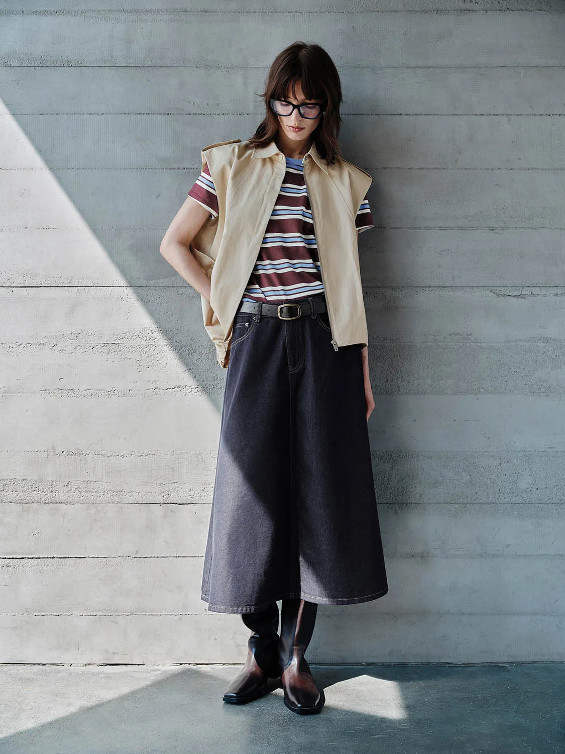 Denim Skirts sold by Urban Revivo product image thumbnail 4