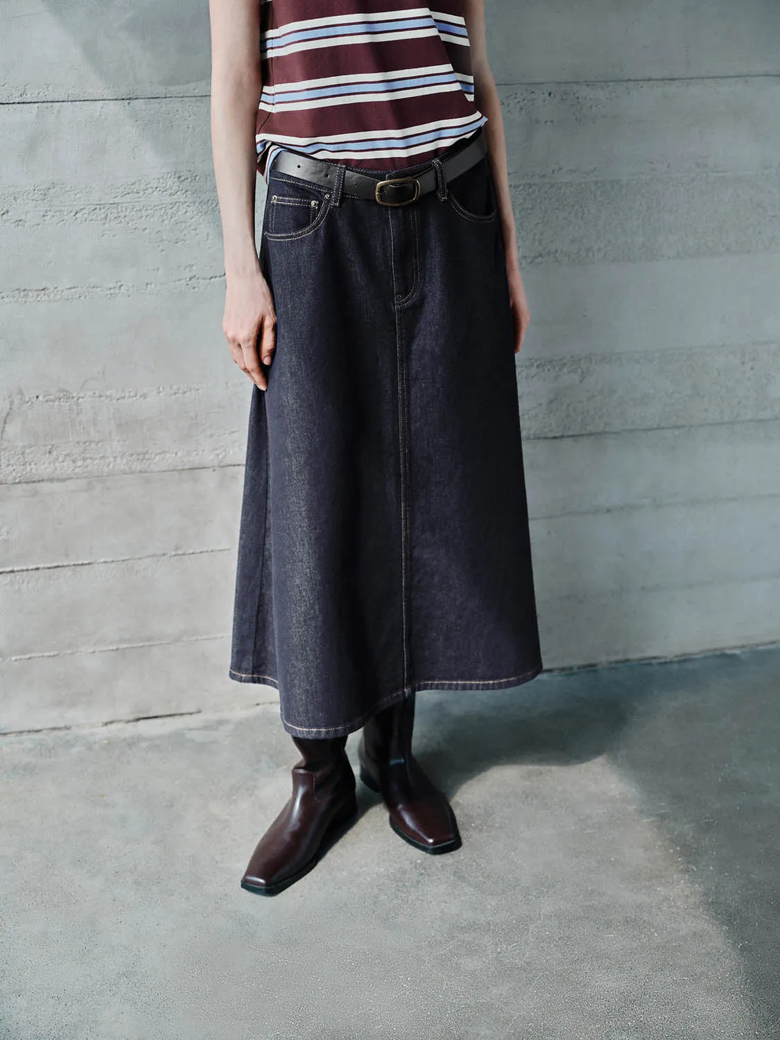 Denim Skirts sold by Urban Revivo product image thumbnail 3