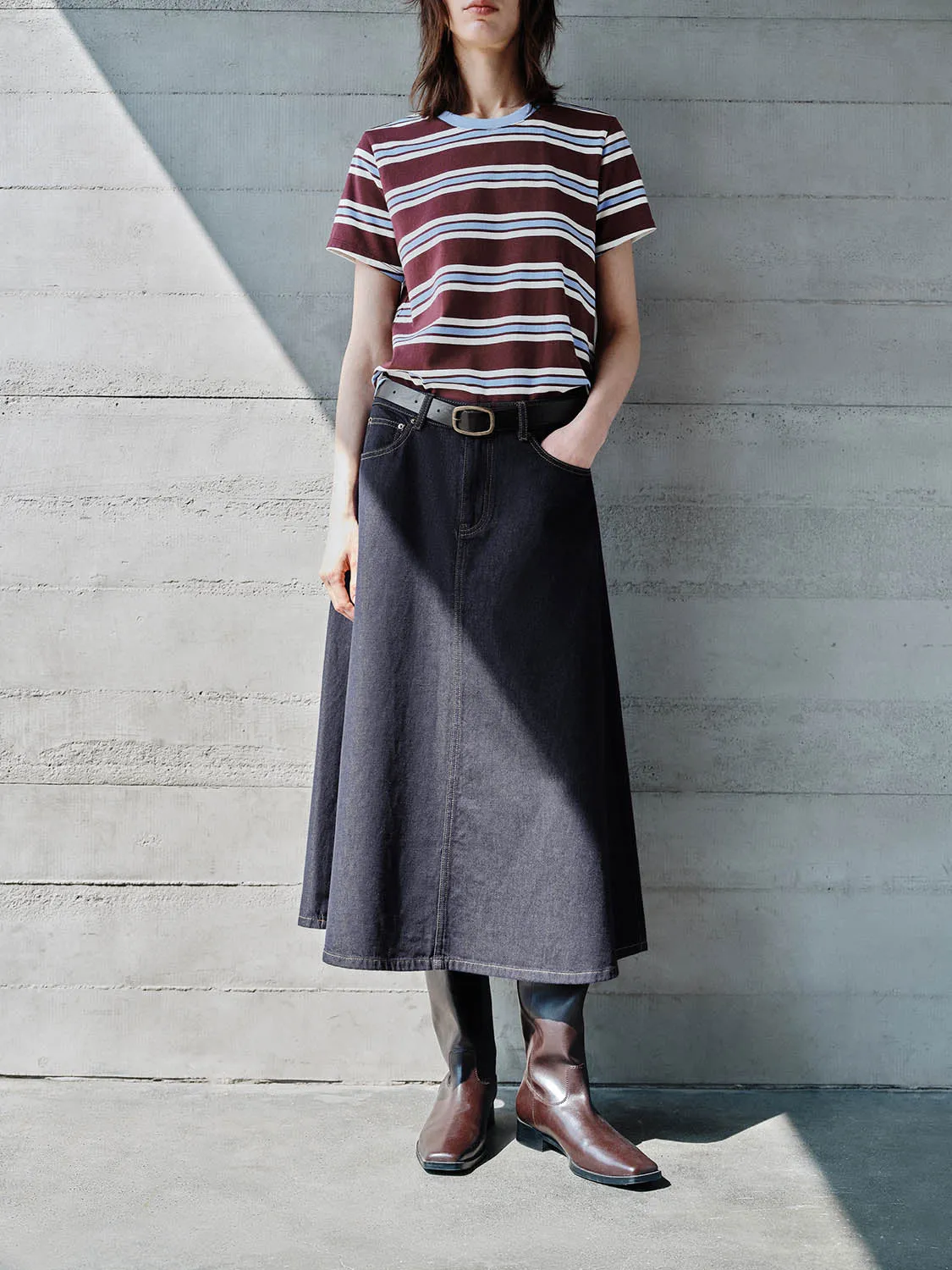 Denim Skirts sold by Urban Revivo product image thumbnail 2