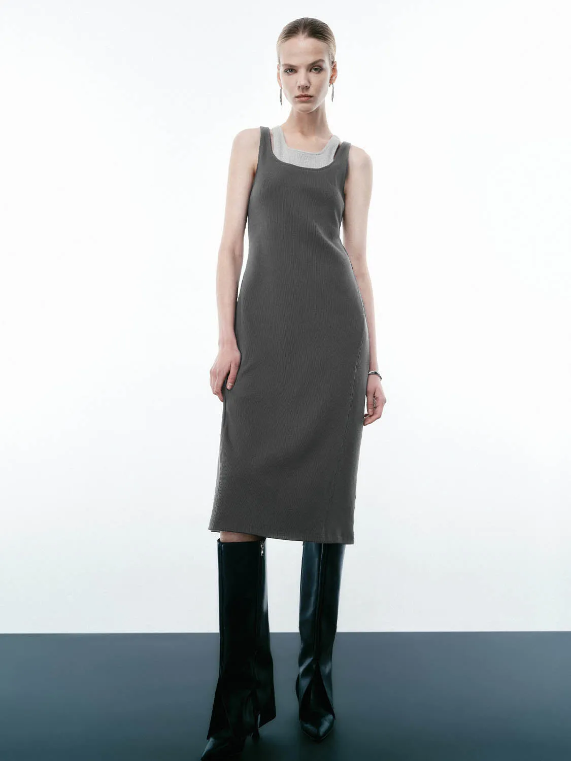Wide Strap Straight Dresses sold by Urban Revivo