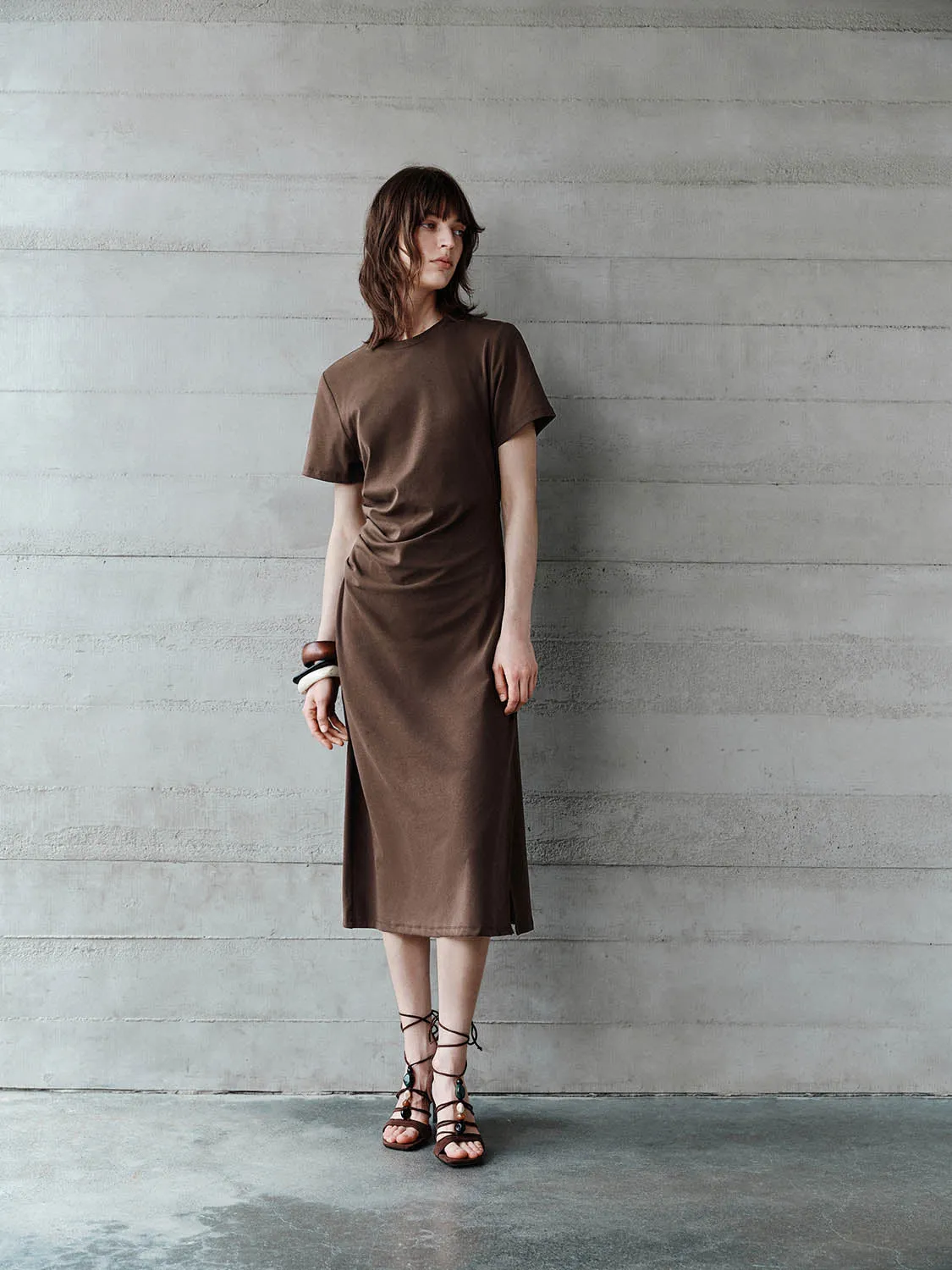 Ruched A-Line Dresses sold by Urban Revivo product image thumbnail 4