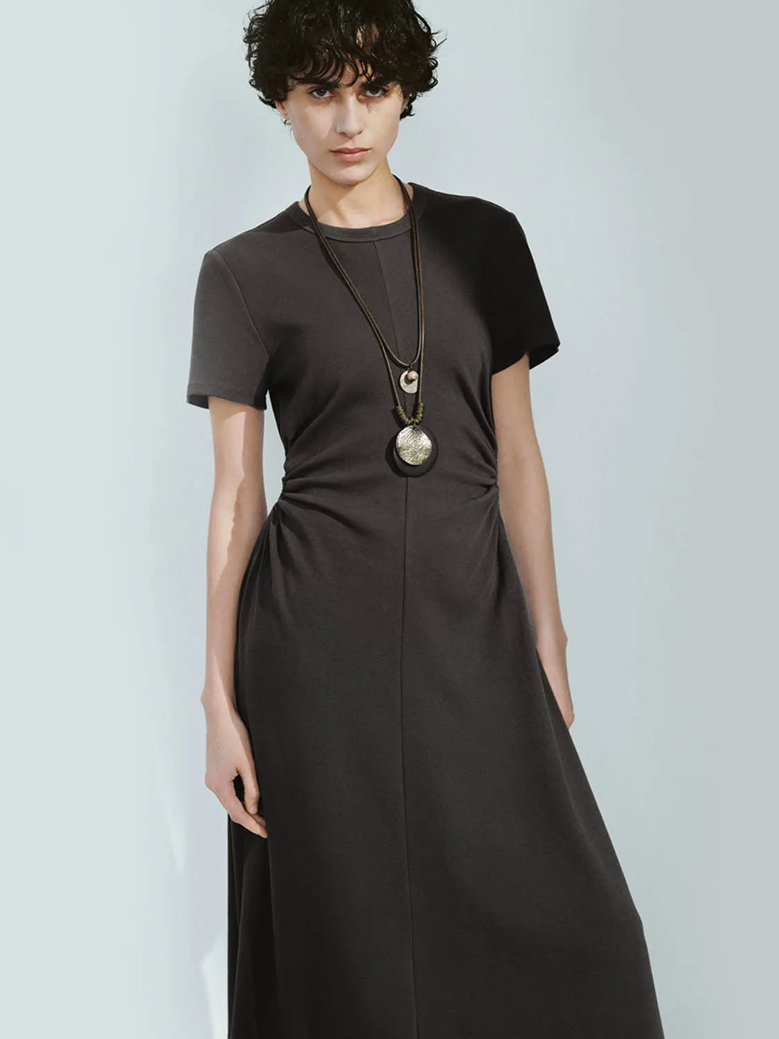 Short Sleeve Skater Dresses sold by Urban Revivo product image thumbnail 4