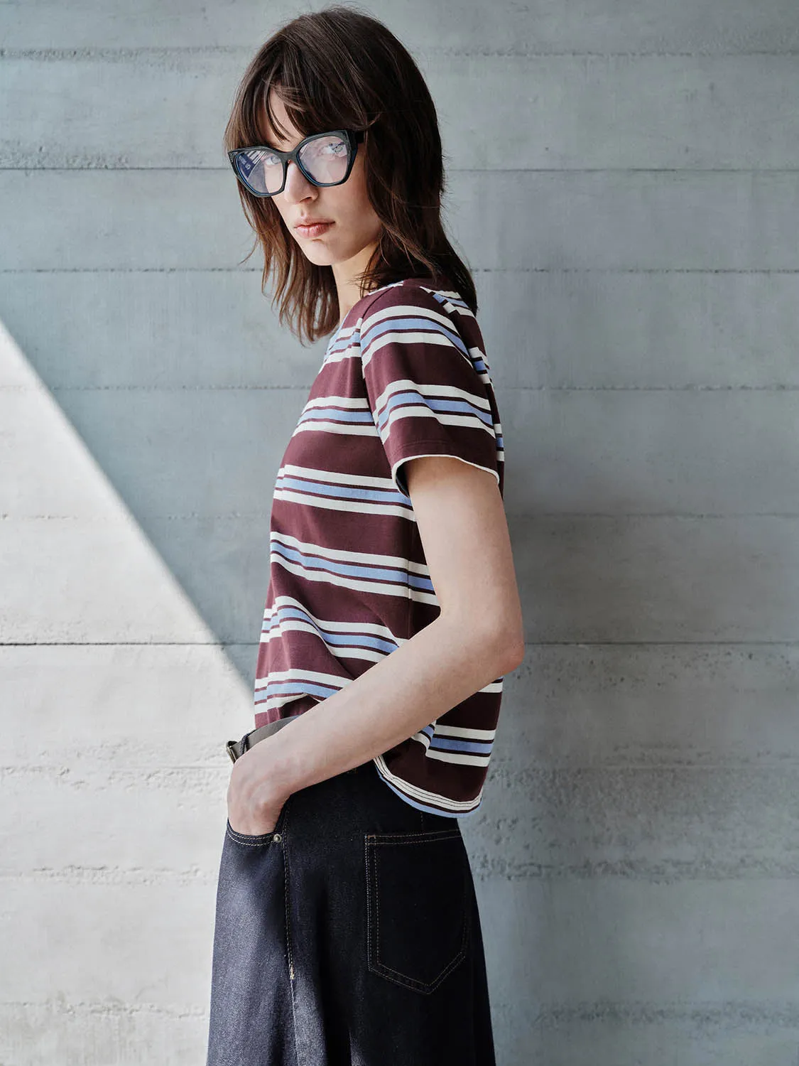 Striped T-Shirts sold by Urban Revivo product image thumbnail 2