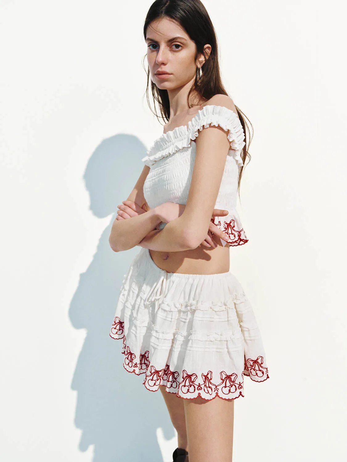 Off Shoulder Overhead Shirt sold by Urban Revivo product image thumbnail 2