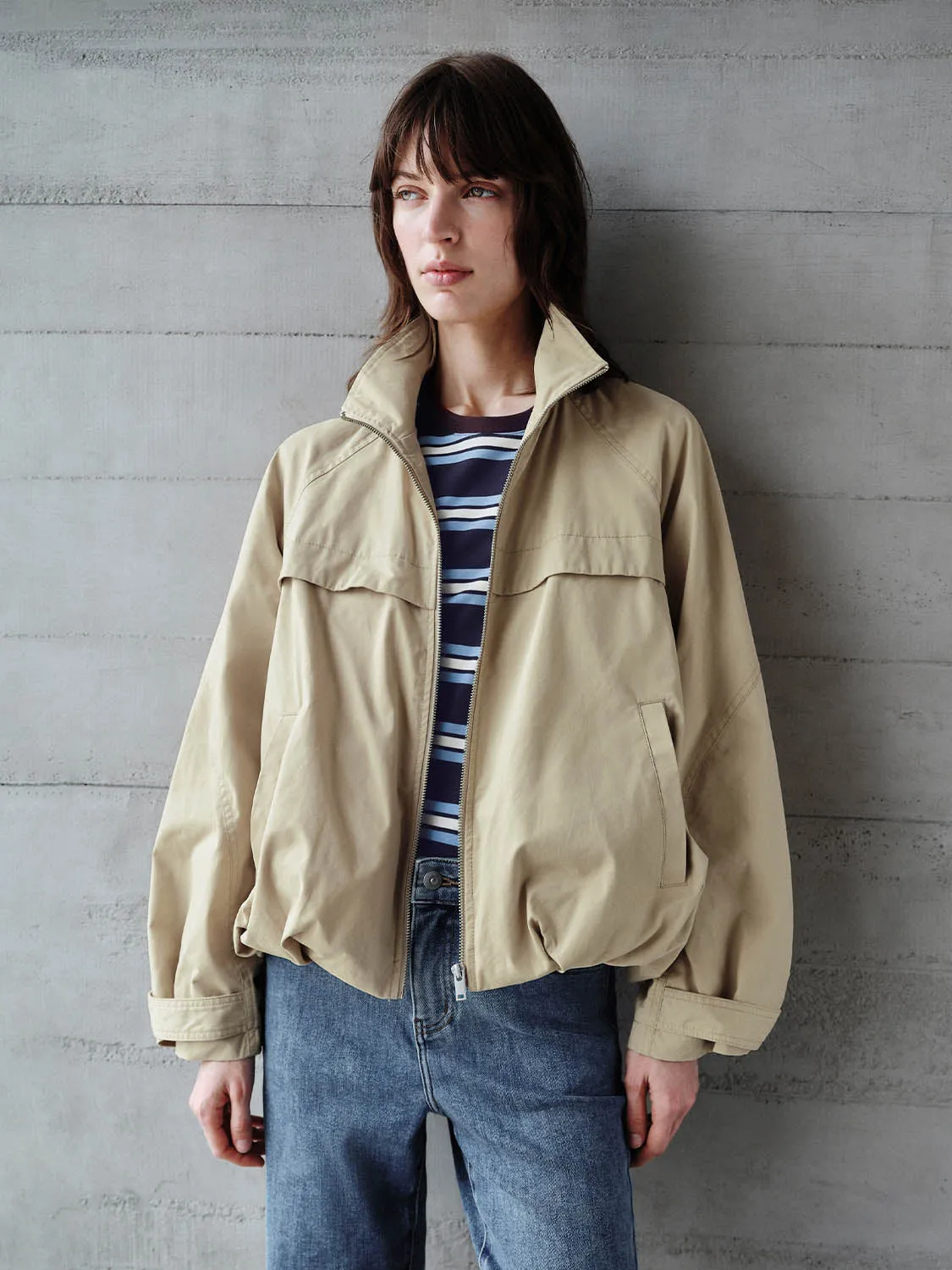 Zip Up Front Jackets sold by Urban Revivo