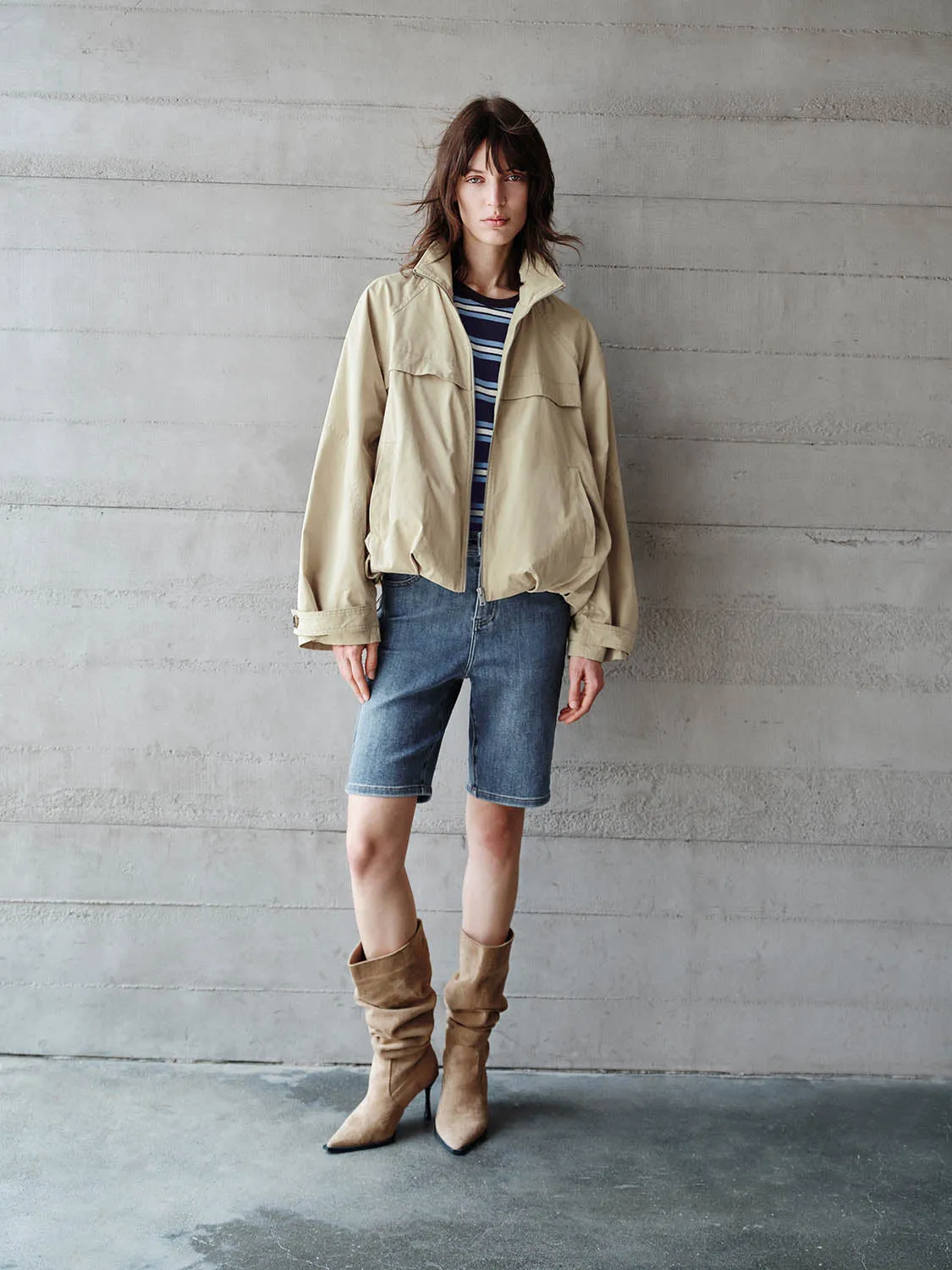 Zip Up Front Jackets sold by Urban Revivo product image thumbnail 4