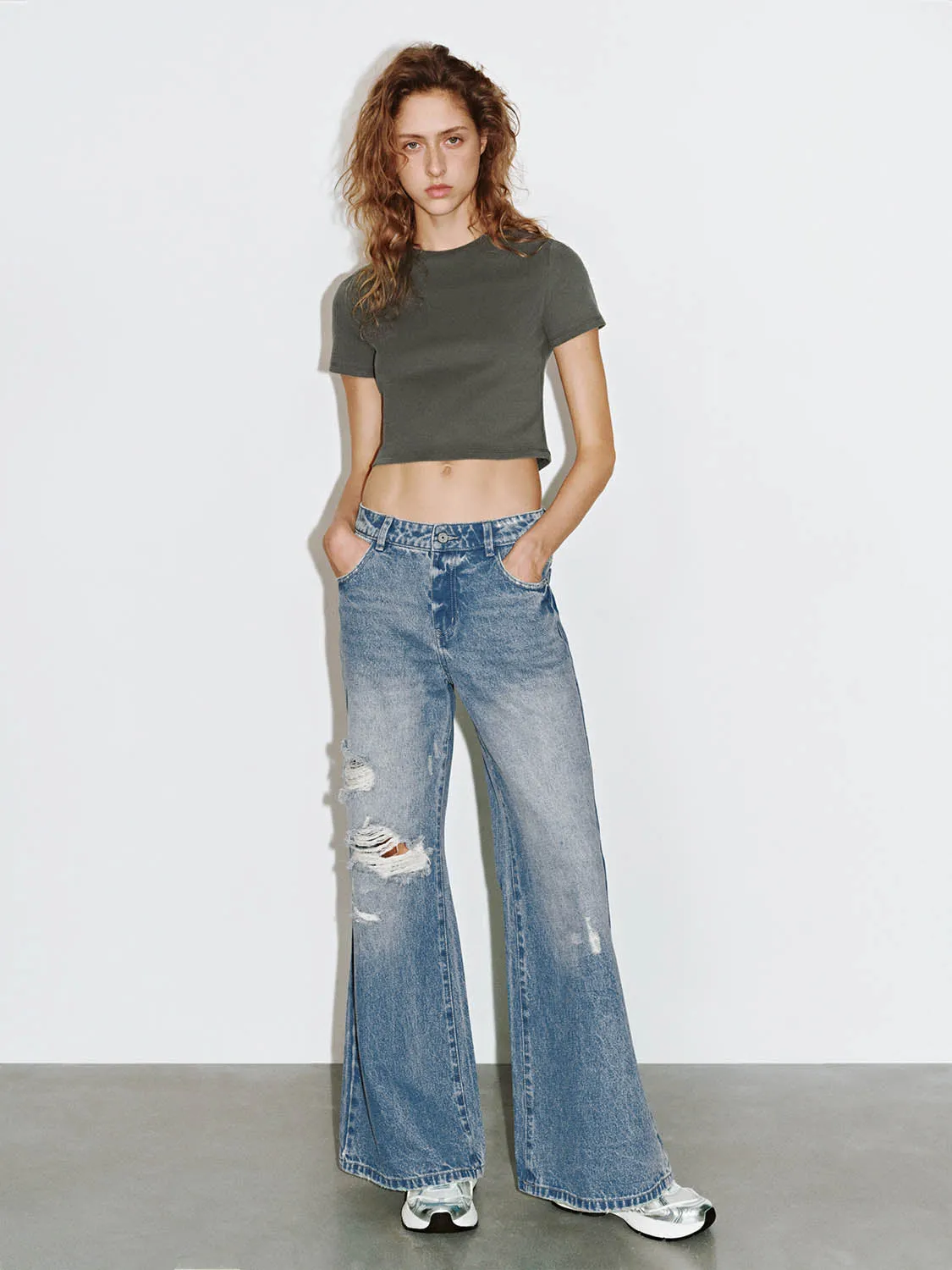 Ripped Denim Jeans sold by Urban Revivo product image thumbnail 5