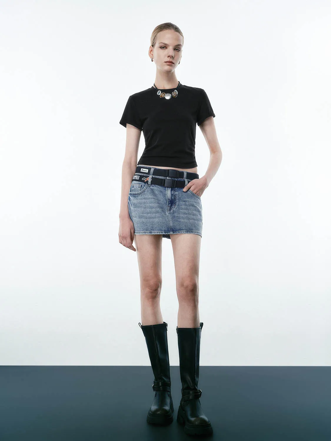 Denim Skirts sold by Urban Revivo product image thumbnail 4