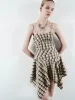 Cami Plaid A-Line Dresses sold by Urban Revivo