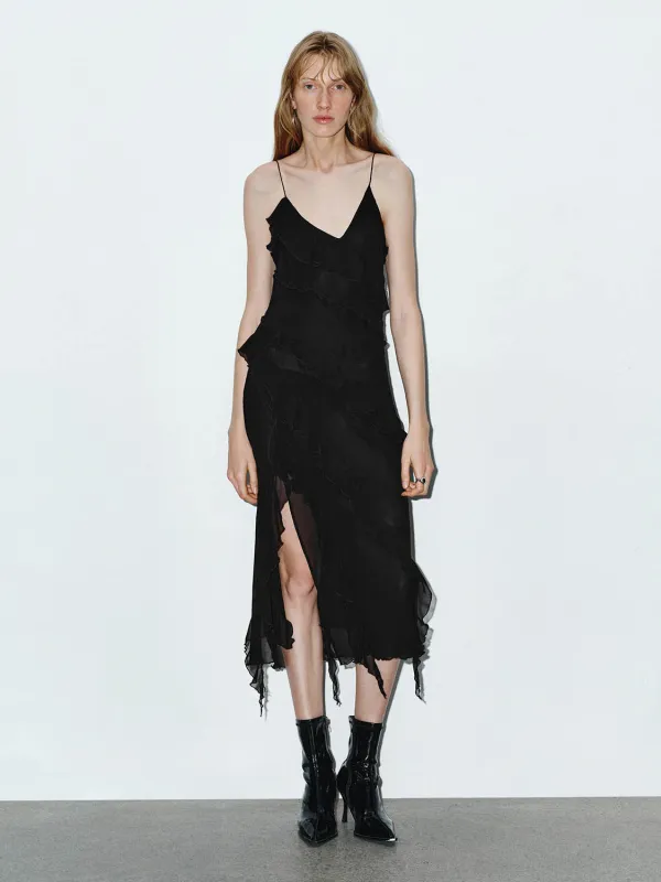 Cami Split Hem Skinny-Fit Dresses sold by Urban Revivo