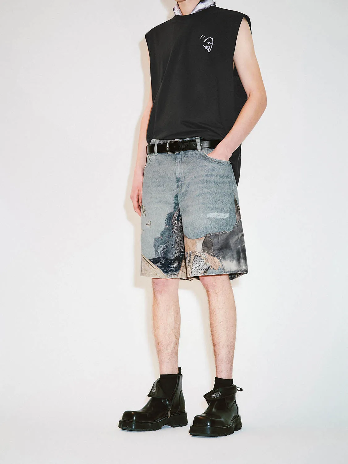 Vogue Denim Shorts sold by Urban Revivo product image thumbnail 3