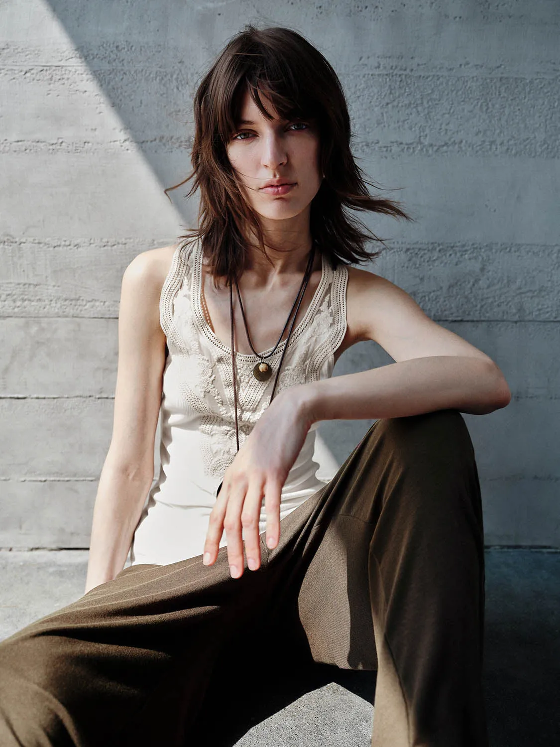 Lace Tank Tops sold by Urban Revivo product image thumbnail 2