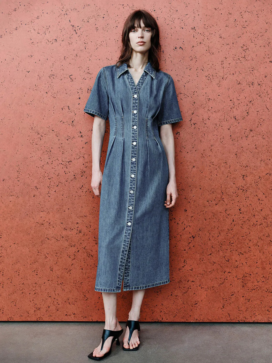Button Up Denim Dresses sold by Urban Revivo