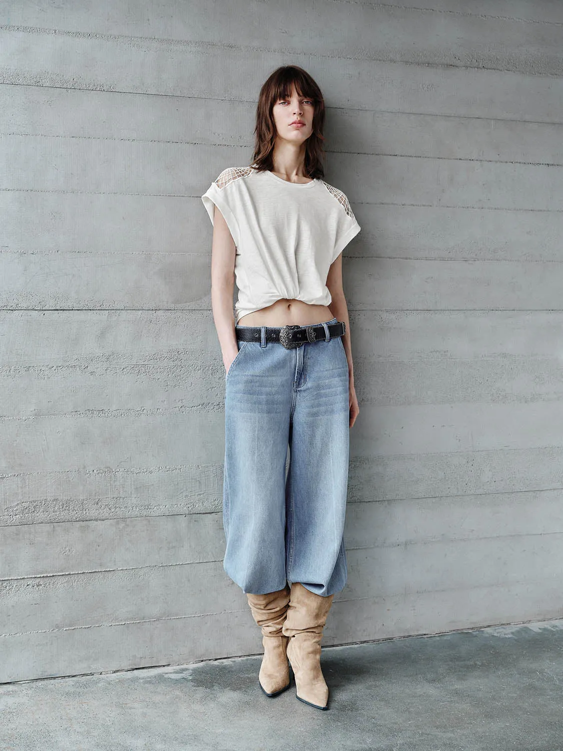 Cap Sleeve T-Shirts sold by Urban Revivo product image thumbnail 5