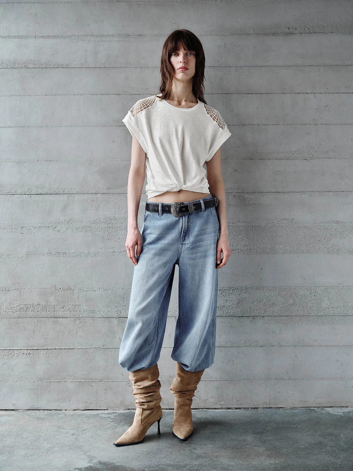 Cap Sleeve T-Shirts sold by Urban Revivo product image thumbnail 4