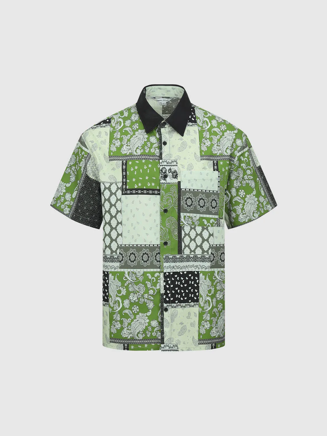 Printed Short Sleeve Shirts sold by Urban Revivo product image thumbnail 3