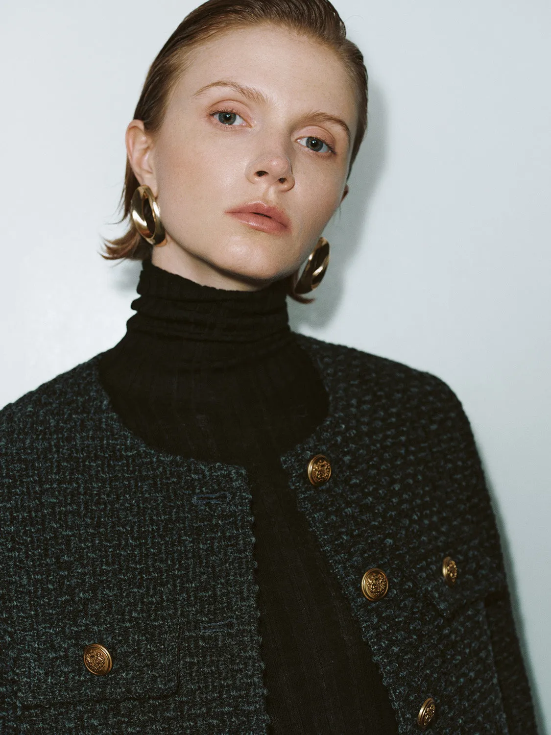 Button Up Tweed Jackets sold by Urban Revivo product image thumbnail 5