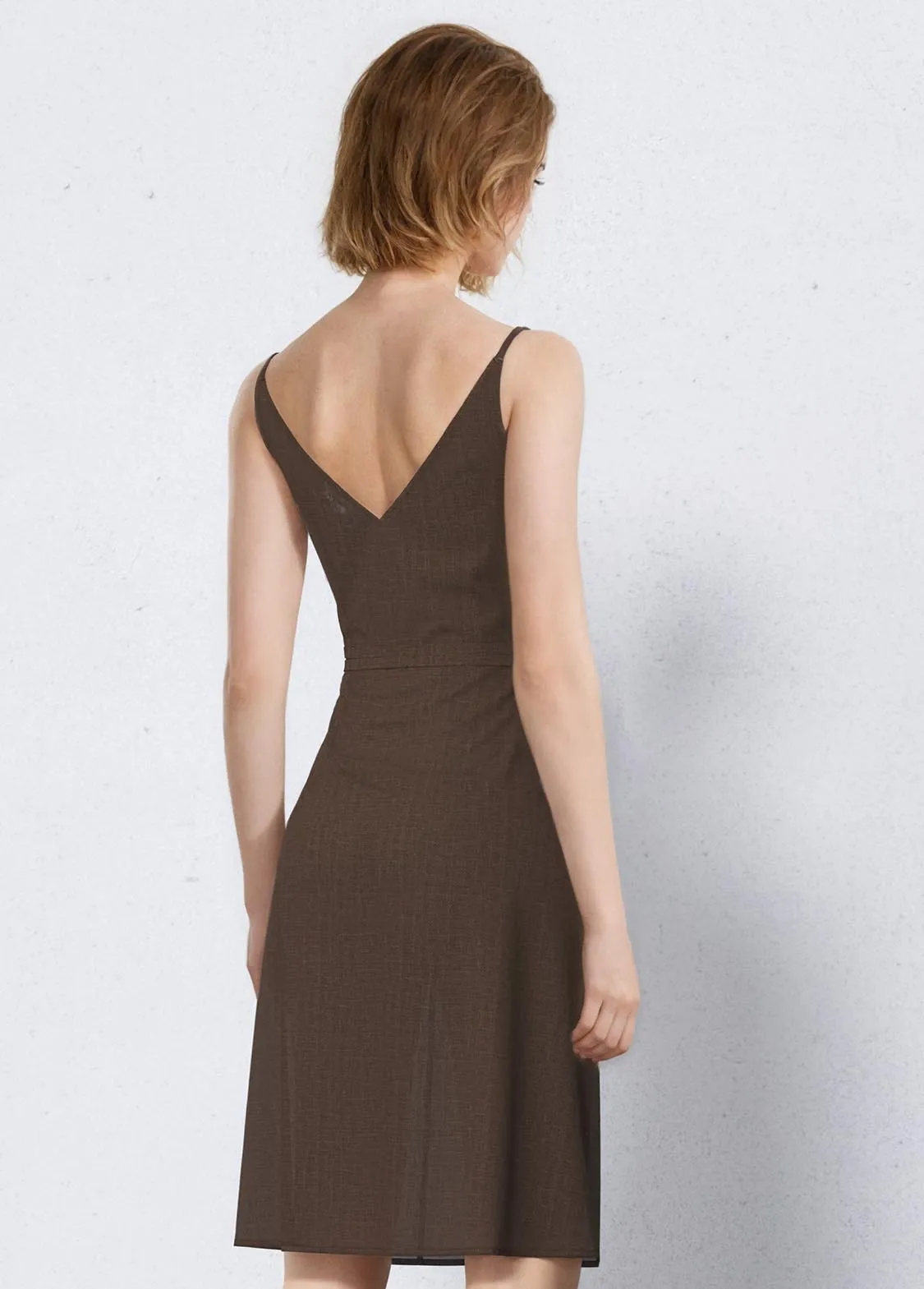 Cami V-Neck A-Line Dress sold by Urban Revivo product image thumbnail 2