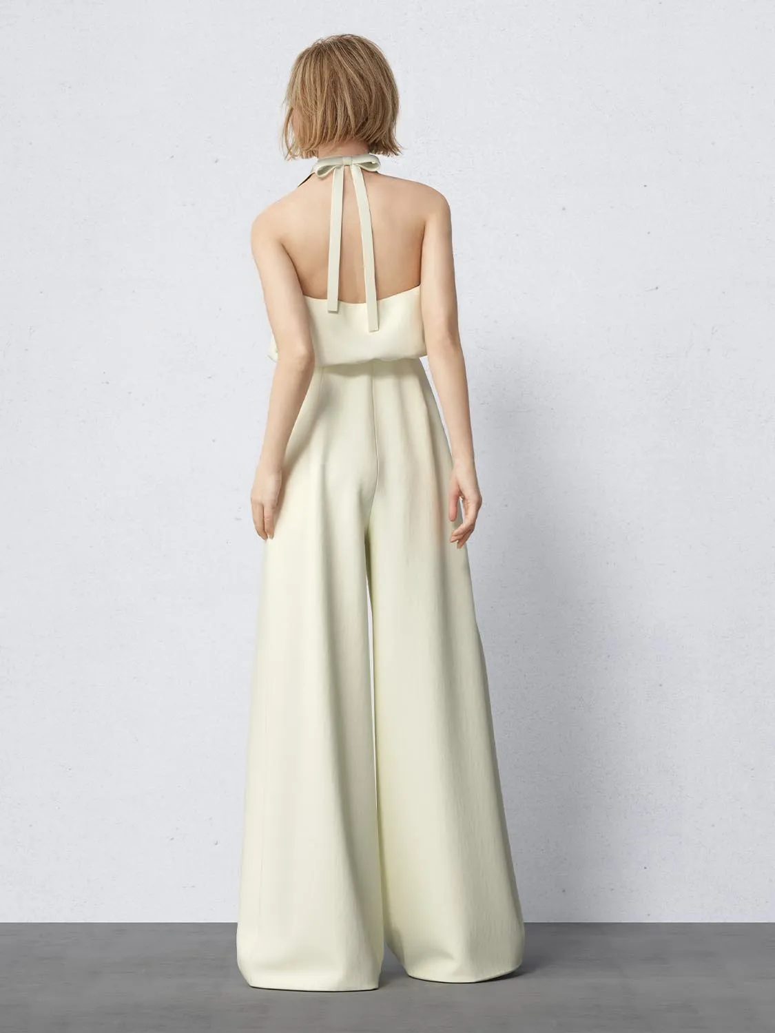 Halter Neck Wide-Leg Jumpsuits sold by Urban Revivo product image thumbnail 4
