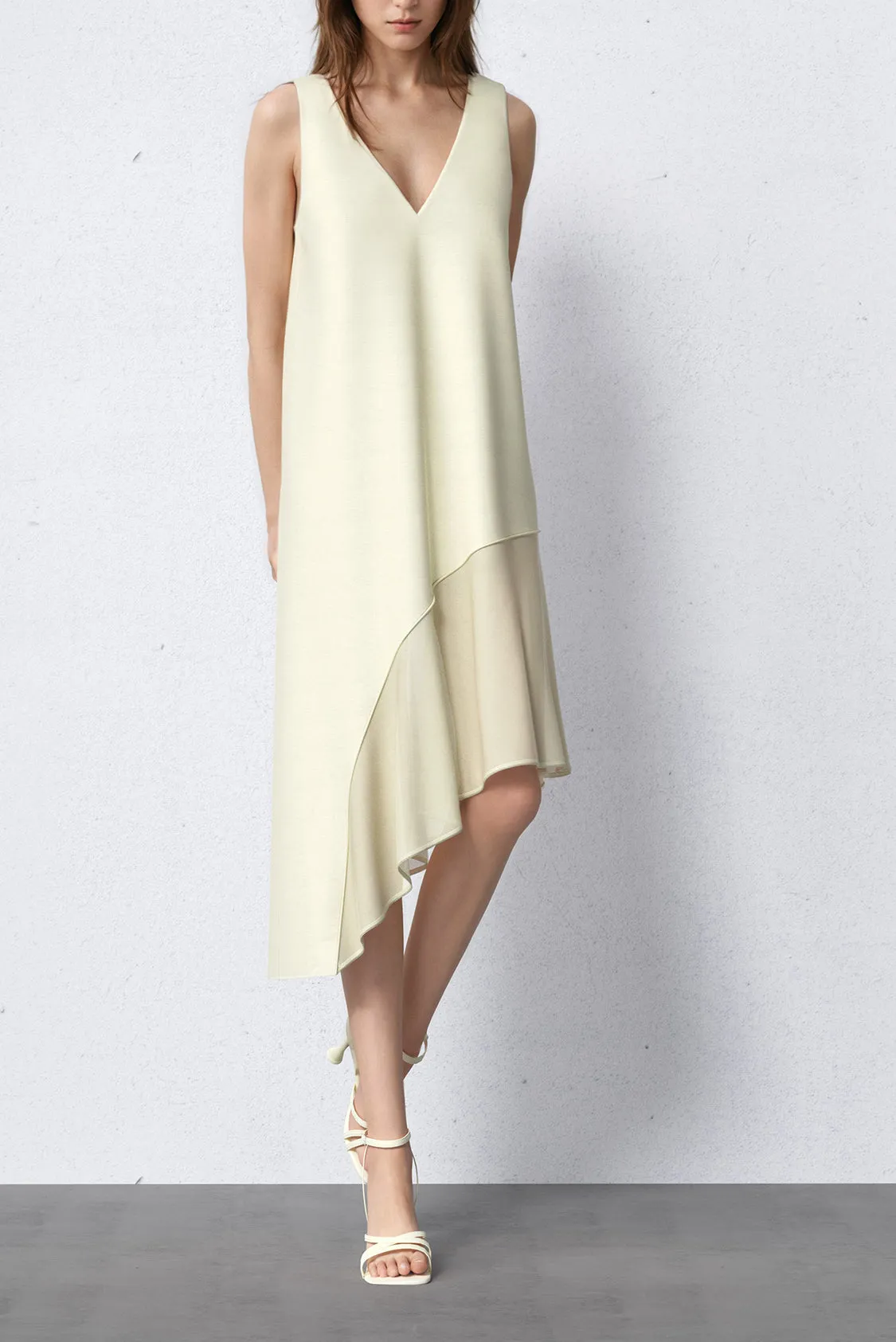 Irregular Hem Sleeveless A-Line Dresses sold by Urban Revivo product image thumbnail 2