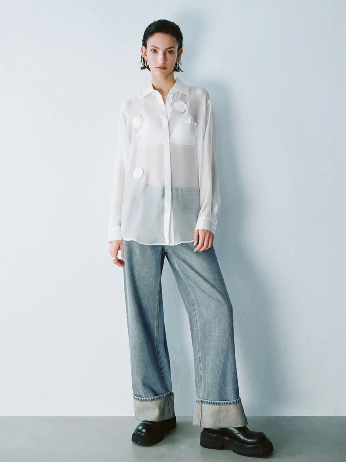 Turnover Denim Jeans sold by Urban Revivo product image thumbnail 5