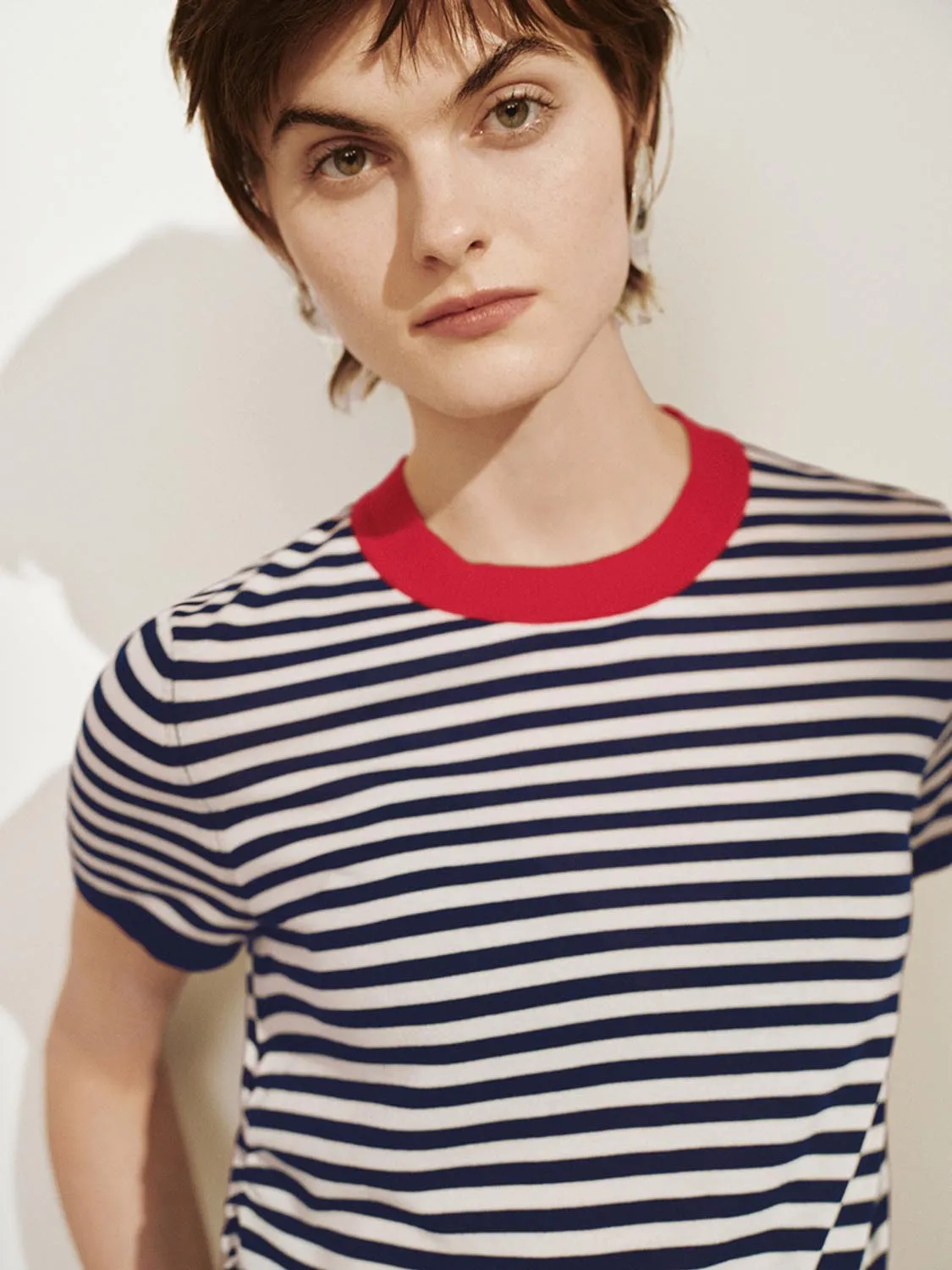 Striped Knitted T-Shirts sold by Urban Revivo product image thumbnail 5