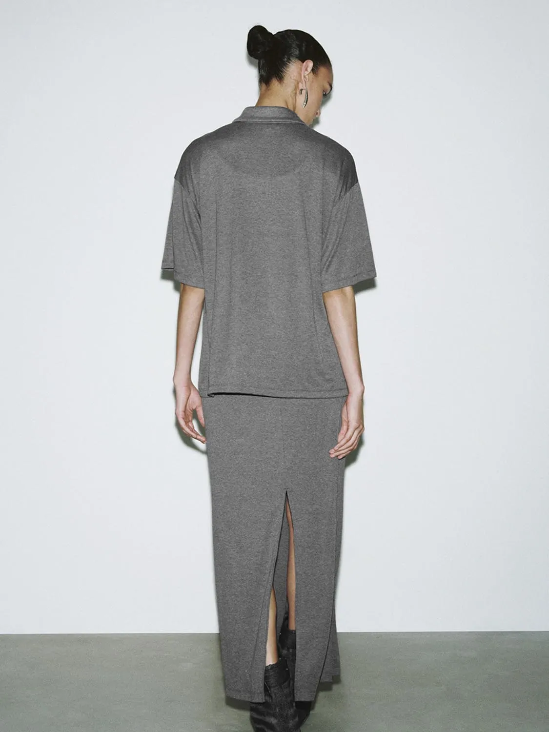Shirt Collar Straight Dresses sold by Urban Revivo product image thumbnail 2